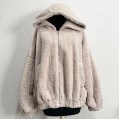 SUREVE フェイクファー　ジャケット　フード付き