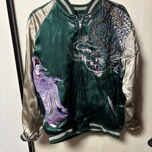 竜頭観音菩薩スカジャン3L