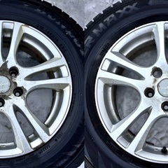 ●決まらなければ近日中に処分します●スタッドレスタイヤ&ホイール4本セット●215/65R16●マナレイスポーツ●ダンロップ・ウインターマックス●ヴェルファイアに履いておりました●の画像