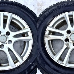 ●決まらなければ近日中に処分します●スタッドレスタイヤ&ホイール4本セット●215/65R16●マナレイスポーツ●ダンロップ・ウインターマックス●ヴェルファイアに履いておりました●の画像