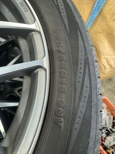 Weds LEONIS 18インチ 穴5  225/55/R18 4本セット 値下げ