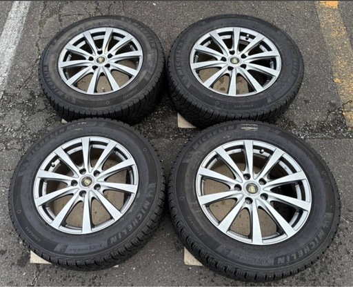 ハリアーなど　スタッドレスアルミタイヤ4本 225/65R17