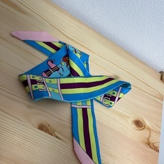 【取引中】バッグ用スカーフ　エルメス風の画像