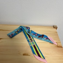 【取引中】バッグ用スカーフ　エルメス風