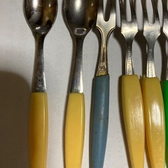 昭和レトロ　姫フォーク　スプーンなど。の画像