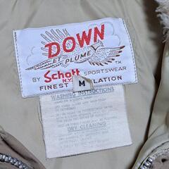 Schott ショット ダウンジャケット グース 70s 80s ヴィンテージの画像