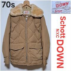 Schott ショット ダウンジャケット グース 70s 80s...
