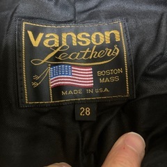 アメリカ　VAOSON レザーパンツ28の画像