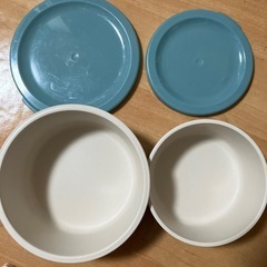 保存容器　蓋付き　ムーミン　2個セットの画像