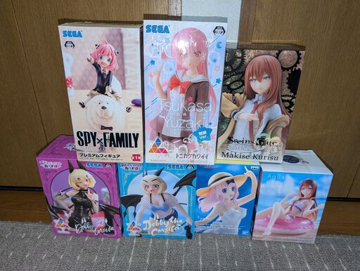 シュタインズゲート、デビィザコルシファーなどフィギュアまとめ売り　７点セット