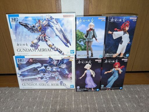 水星の魔女　プラモ＋フィギュアまとめ計６点