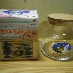 AGF マザーグース MOTHERGOOSE ガラス コルクポット 2個 味の素 AGF マキシム ブレンディ マリーム 当時物 昭和 レトロ ビンテージ アンティークの画像