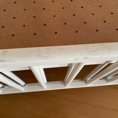 お話中 木製　ベビーベッドの画像