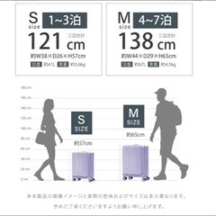 スーツケース　キャリーケース　USBポート付き　Mサイズ
の画像