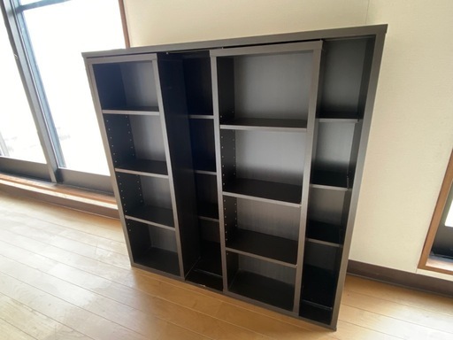 本棚　漫画棚　漫画ラック　スライド式　可動棚