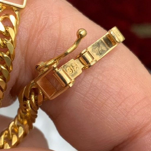 K18 喜平　6面ダブル　ネックレス　30.1g 約61.5cm