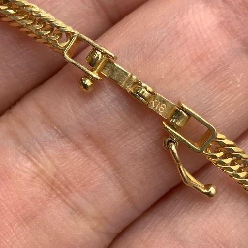 K18 12面　トリプル　喜平　11.2g 約45.5cm