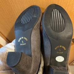 グレー スエード フェイクファー ブーツ
の画像