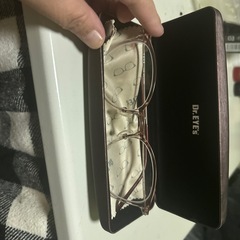 新品！！度数入り、近視&乱視両方有り、0.7用。おしゃカワ、メガネ↑↑の画像