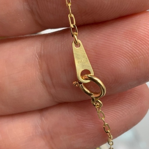 K18 石付ブレスレット　1.3g 約17.5cm