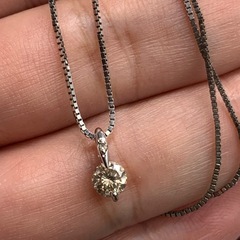 ダイヤネックレス　0.5ct SV925 シルバー925