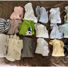 ベビー服　短肌着　コンビ肌着　カバーオール　ロンパース　約50着　まとめ売りの画像