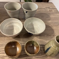 【未使用】益子焼 陶器 食器セットの画像