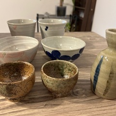 【未使用】益子焼 陶器 食器セット
