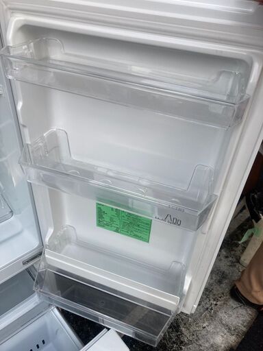 ☆中古￥14,300！YAMADA　156㍑2ドア冷蔵庫　家電　2020年製　YRZ-F15G1型　幅48㎝ｘ奥行60㎝ｘ高さ127㎝