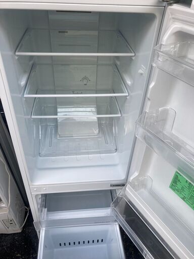 ☆中古￥14,300！YAMADA　156㍑2ドア冷蔵庫　家電　2020年製　YRZ-F15G1型　幅48㎝ｘ奥行60㎝ｘ高さ127㎝