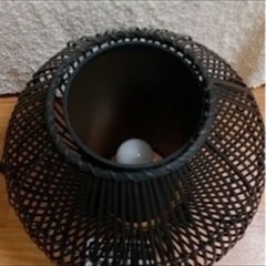 ※決まりました　アジアンフロアスタンド　黒の画像