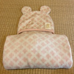 ポンチョ型ブランケット　おくるみの画像
