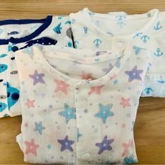 新生児50〜60 サイズベビー服3枚セット