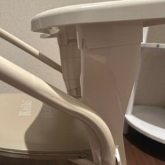 スリーコインズ　スリコ　豆椅子　豆イス　トレイ付き　豆椅子テーブル　ベージュの画像