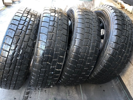 軽自動車用中古スタッドレスタイヤ155/65R13 &ホイール4本