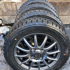 軽自動車用中古スタッドレスタイヤ155/65R13 &ホイール4本