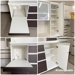 超美品‼️】定価39万♪ 松田家具 156cm幅キッチンボード 食器棚