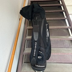 PARADISO ブラック キャディバッグの画像