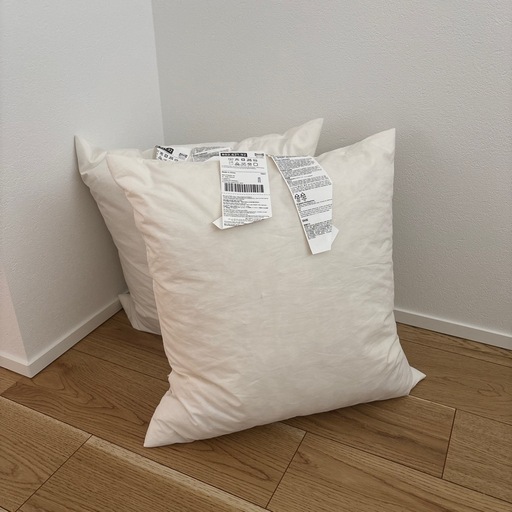 IKEA 羽毛/フェザー インナークッション