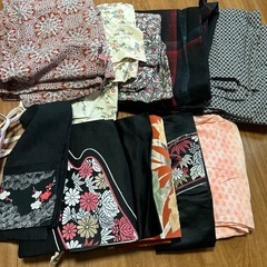 ヴィンテージ　着物14・帯3　おまとめ　リメイクの画像