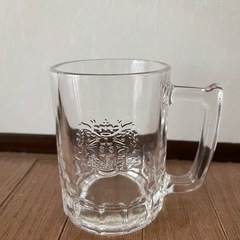 [美品]オールドサントリー　ガラス製ビアグラス