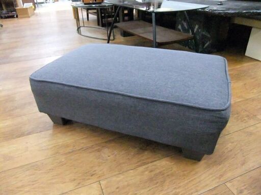 2人掛け ソファ 幅110 グレー 長椅子 オットマン ソファー ２P リビング 札幌市厚別区 厚別店