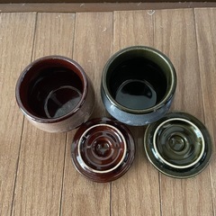 [美品]小ぶりな壺×2個の画像