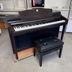【超美品‼️】定価39万♪ ヤマハ 88鍵盤 電子ピアノ クラビノーバ ハイクオリティモデル 木製鍵盤 2005年製 ニューダークローズウッド調仕上げの画像