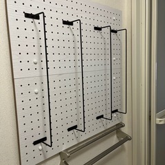 自作タオルラック