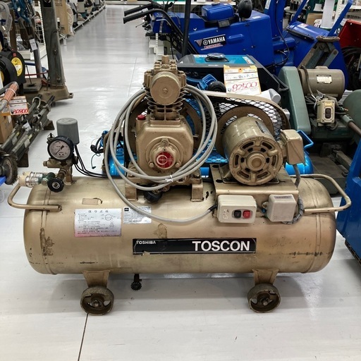 【中古】【動作OK】【店頭引取限定】TOSHIBA  東芝 200v 常圧コンプレッサー GP5-7T9 33,000円（税込）