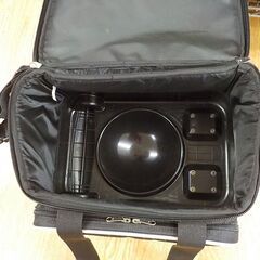 ボウリングバッグ ABS PRO-am 1個入れ ブラック キャリーバッグ ボール入れ シューズ収納 西岡店の画像