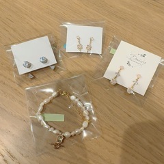 ハンドメイド　アクセサリー　4個セット