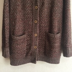 ニットロングカーディガンの画像