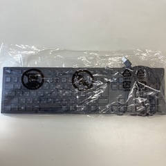 【未使用品】D e ll   有線　マルチメディアキーボードブラ...